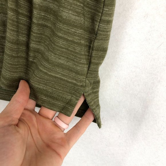 English Laundry Men's Size XX-Large Green Striped Short Sleeve Polo Shirt - Picture 4 of 10